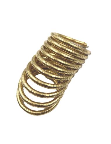 PULSERAS DE MUJER DORADAS ANCHAS ESTILO AFRICANO | EL JARDIN DEL DESEO