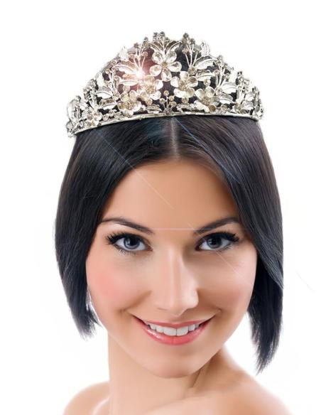 TIARAS PARA NOVIAS DE BODA PLATEADAS Y PEDRERIA | EL JARDIN DEL DESEO