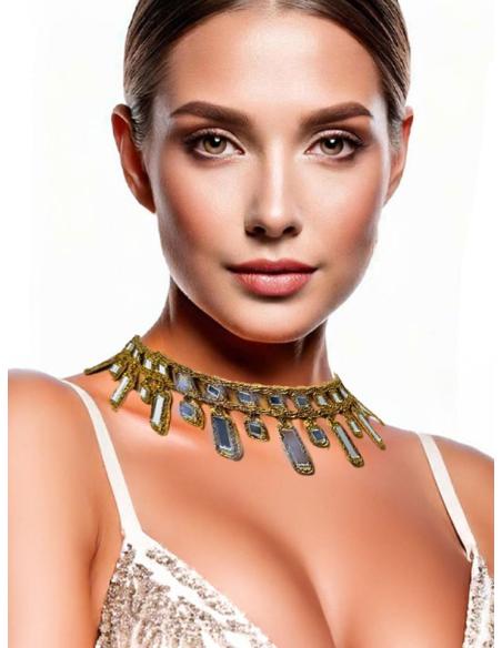 COLLARES UNICOS DORADOS CHOKER BODA Y FIESTA | EL JARDIN DEL DESEO