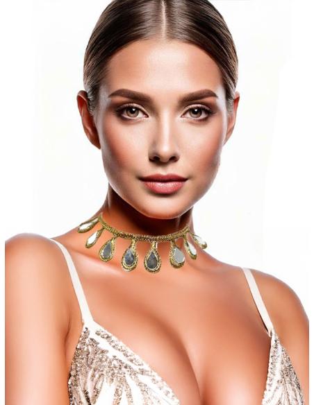 COLLARES ARTESANALES DORADOS CHOKER TAILANDIA | EL JARDIN DEL DESEO