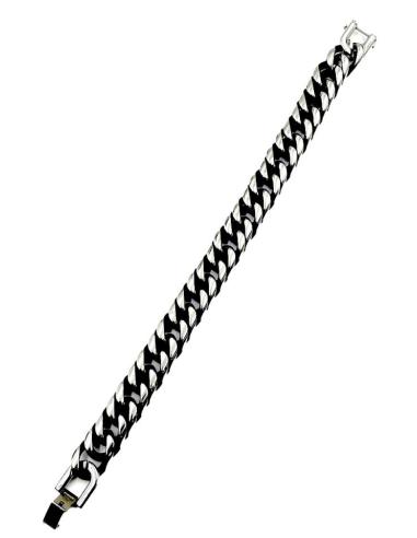PULSERAS HOMBRE CADENA ESLABON ACERO ENVEJECIDO | EL JARDIN DEL DESEO