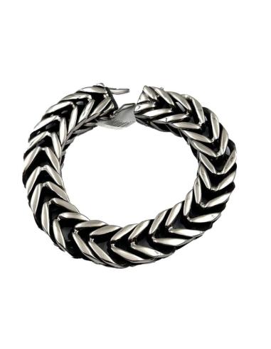 PULSERAS DE HOMBRE ESLABON ROBUSTO EN ACERO | EL JARDIN DEL DESEO