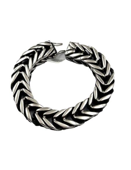 PULSERAS DE HOMBRE ESLABON ROBUSTO EN ACERO | EL JARDIN DEL DESEO