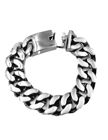 PULSERAS PARA HOMBRE CADENA DE ESLABON GRANDE | EL JARDIN DEL DESEO