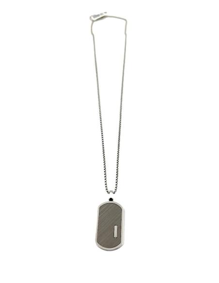 CADENA HOMBRE DE ACERO CON CHAPA METALICA MILITAR