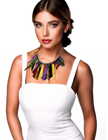 COLLARES MULTICOLOR TRIBAL INSPIRACION AFRICA | EL JARDIN DEL DESEO