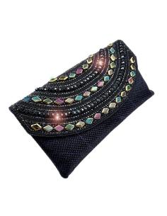 BOLSOS PEDRERIA AZULES MARINO CARTERA DE INVITADA | ACCESORIOS BODA