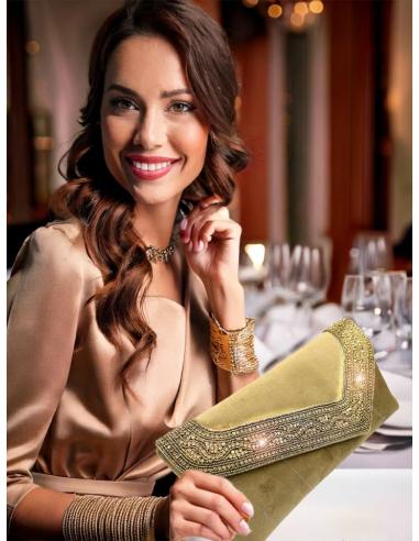 BOLSOS DORADOS BODA Y FIESTA CARTERA CON PEDRERIA | BOLSOS INVITADA