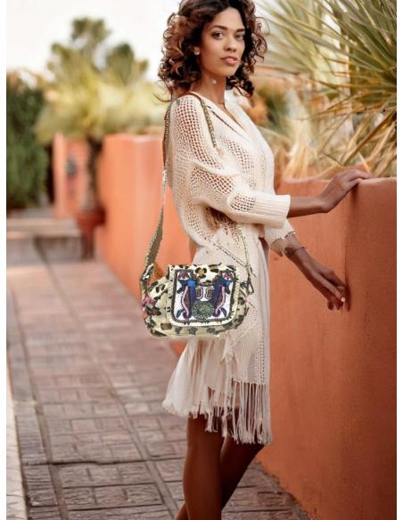 BOLSOS MUJER PIEL ANIMAL PRINT Y CABALLITOS DE MAR | MODA BOHO CHIC