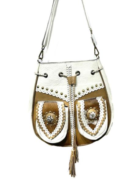 BOLSOS BLANCOS Y BEIGE BOLSILLOS