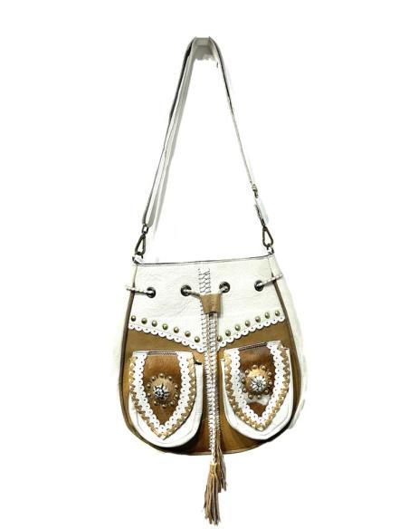 BOLSOS BLANCOS Y BEIGE BOLSILLOS