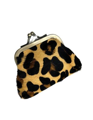 MONEDEROS PARA MUJER DE PIEL CON ANIMAL PRINT | EL JARDIN DEL DESEO