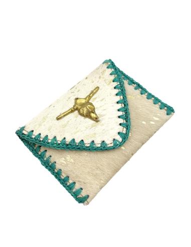 MONEDEROS MUJER BLANCOS PIEL ANIMAL PRINT | ACCESORIOS MODA