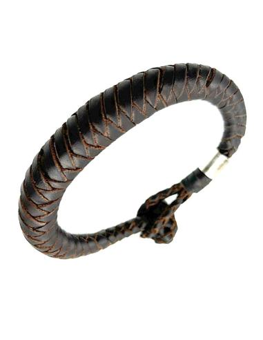 PULSERAS DE CUERO MARRONES Y ANCHAS HOMBRE Y MUJER | EL JARDIN DEL DESEO