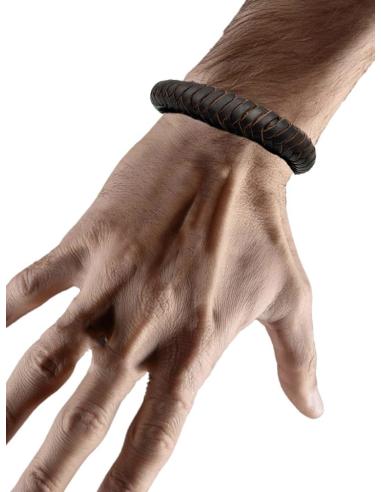 PULSERAS DE CUERO MARRONES Y ANCHAS HOMBRE Y MUJER | EL JARDIN DEL DESEO