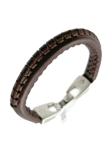 PULSERAS PARA HOMBRE EN CUERO MARRON HECHO A MANO | EL JARDIN DEL DESEO
