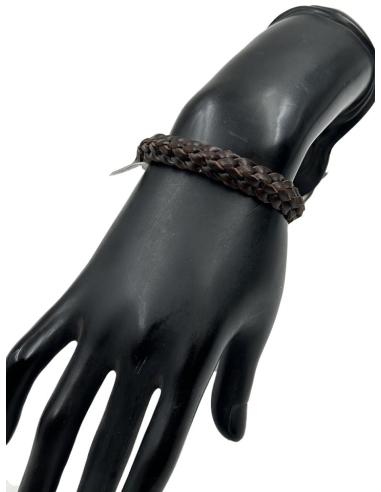 PULSERAS CUERO TRENZA ANCHA DE HOMBRE Y MUJER | EL JARDIN DEL DESEO