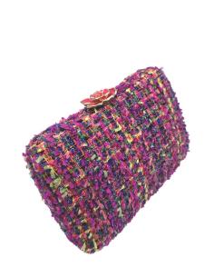 BOLSOS FIESTA Y BODA FUCSIAS DISEÑO TWEED | EL JARDIN DEL DESEO