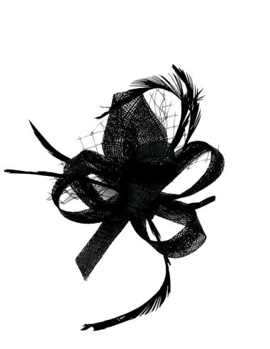 TOCADOS PEQUEÑOS NEGROS MADRINA E INVITADA | BODAS Y BAUTIZOS