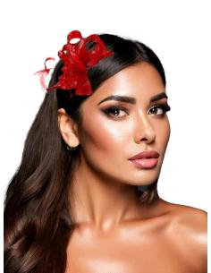 TOCADOS PEQUEÑOS ROJOS DE MADRINA E INVITADA | BODAS Y BAUTIZOS 2