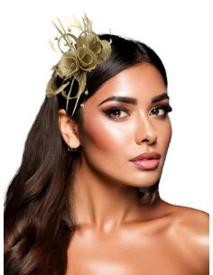 TOCADOS PEQUEÑOS DORADOS MADRINA E INVITADA | BODAS Y BAUTIZOS 2