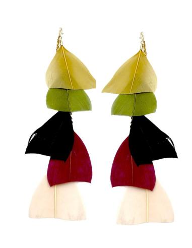 PENDIENTES DE PLUMAS QUE TRANSFORMAN EL LOOK | EL JARDIN DEL DESEO