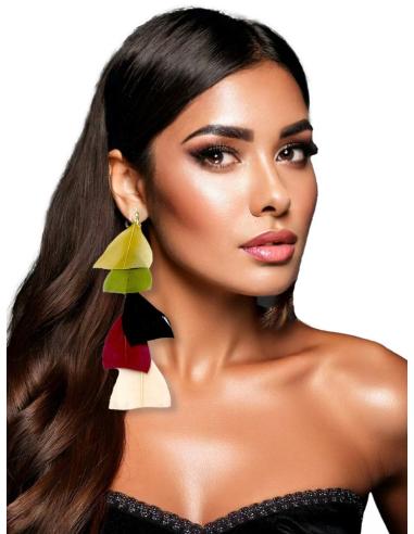 PENDIENTES DE PLUMAS QUE TRANSFORMAN EL LOOK | EL JARDIN DEL DESEO