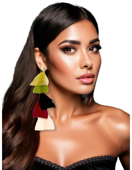 PENDIENTES DE PLUMAS QUE TRANSFORMAN EL LOOK | EL JARDIN DEL DESEO