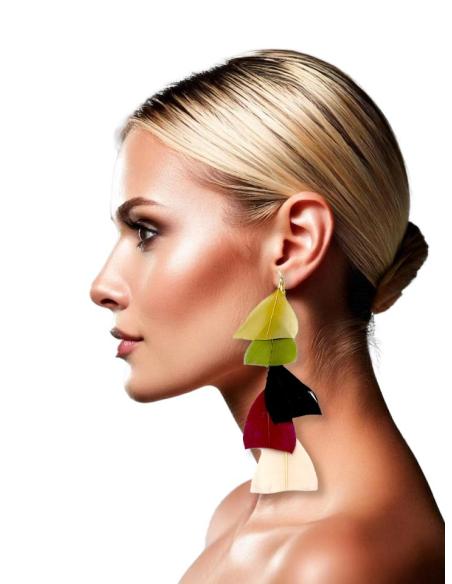 PENDIENTES DE PLUMAS QUE TRANSFORMAN EL LOOK | EL JARDIN DEL DESEO