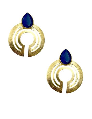 PENDIENTES MUJER DORADOS DISEÑO ORIGINAL INVITADA | EL JARDIN DEL DESEO
