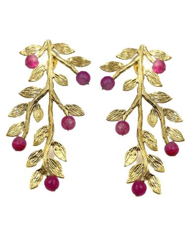 PENDIENTES LARGOS DORADOS PARA INVITADAS DE BODAS | EL JARDIN DEL DESEO