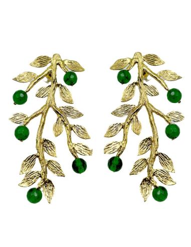 PENDIENTES LARGOS DORADOS PARA INVITADAS DE BODAS | EL JARDIN DEL DESEO