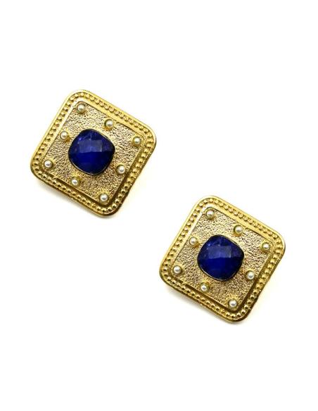 PENDIENTES BODA CORTOS ESTILO VINTAGE | EL JARDIN DEL DESEO