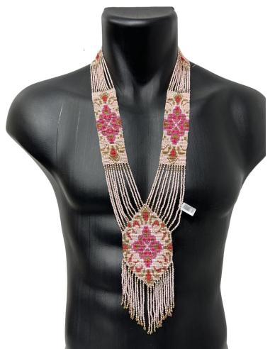 COLLARES MUJER ROSAS CHAQUIRA ARTESANIA COLOMBIANA