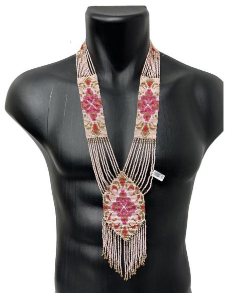 COLLARES MUJER ROSAS CHAQUIRA ARTESANIA COLOMBIANA
