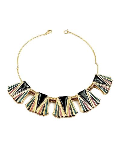 COLLARES MUJER DORADOS INSPIRADOS EN EGIPTO PARA EVENTOS