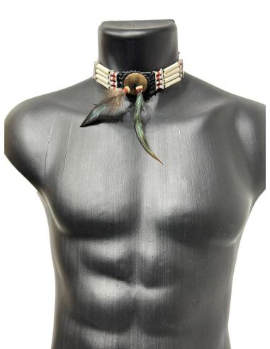 COLLARES CHOKER BLANCOS DE LOS INDIOS NAVAJOS JOYAS ARTESANALES