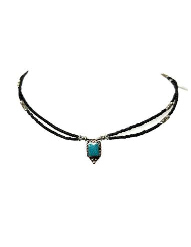 COLLARES DE PIEDRAS NEGRAS JOYAS TIBET