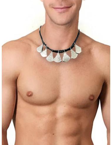 COLLARES TUAREG NEGROS Y PLATEADOS JOYERIA BOHEMIA