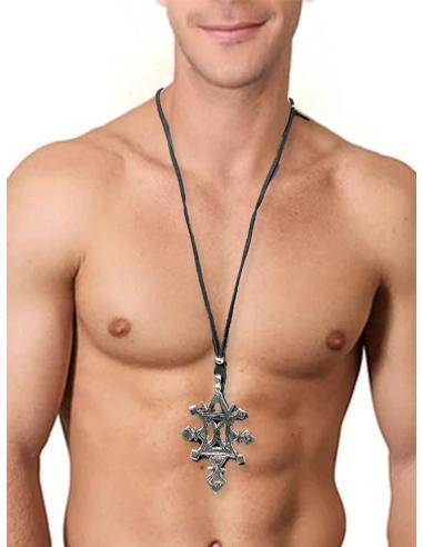 COLLARES UNISEX CON CRUZ TUAREG...