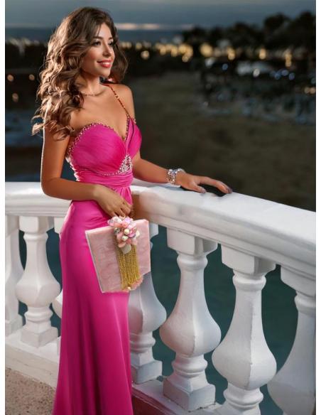 BOLSOS BODA ROSAS ANACARADOS CON PEDRERIA | ACCESORIOS INVITADA Y MADRINA