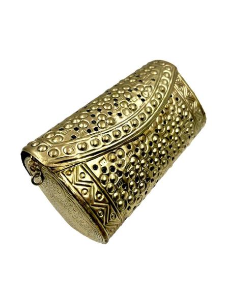 BOLSOS DORADOS PARA BODAS COFRE VINTAGE | ACCESORIOS INVITADAS