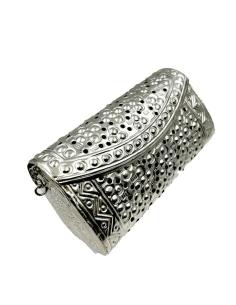 BOLSOS PLATEADOS PARA BODAS COFRE VINTAGE | ACCESORIOS INVITADAS