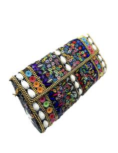 BOLSOS NEGROS Y MULTICOLOR COFRES DE PEDRERIA | ACCESORIOS MUJER