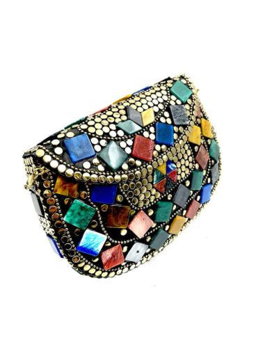 BOLSOS MULTICOLORES PARA BODAS COFRES DE PEDRERIA | ACCESORIOS MUJER