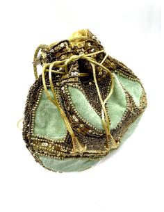 BOLSOS VERDES AGUA BOMBONERAS DE FIESTA Y BODA | ACCESORIOS MUJER