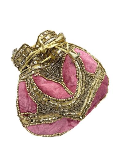 BOLSOS ROSAS FRAMBUESA BOMBONERAS DE FIESTA Y BODA | ACCESORIOS MUJER