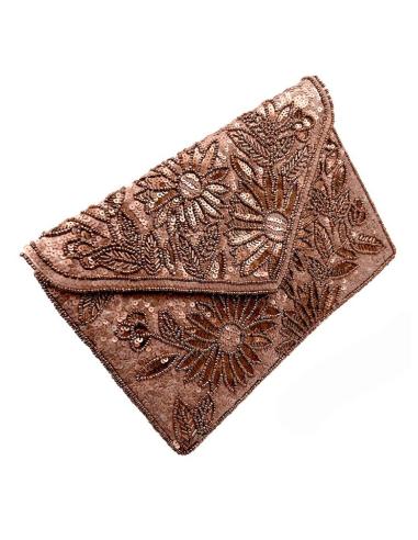 BOLSOS MARRONES TEJA DE BODAS FIESTA Y EVENTO | COMPLEMENTOS MUJER