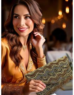 BOLSOS DE PEDRERIA CARTERA COBRE Y DORADA | COMPLEMENTOS BODA 2