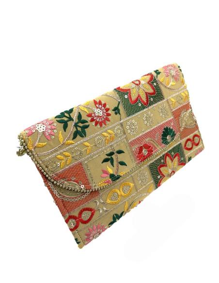 BOLSOS DE INVITADA CARTERAS BEIGE ESTAMPADAS | COMPLEMENTOS BODA